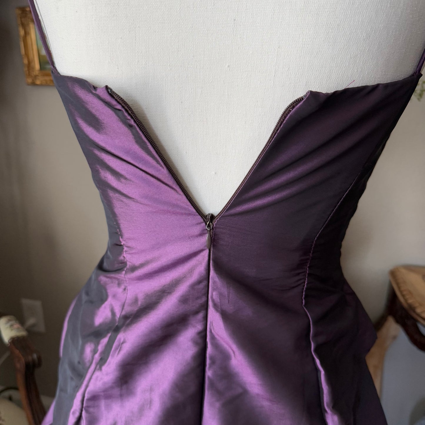 Vintage Purple Mini Dress