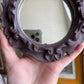 Purple plaster little circle Mirror