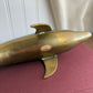 Vintage Brass Dolphin Figurine