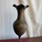 Vintage Engraved Solid Brass Vase Made In India