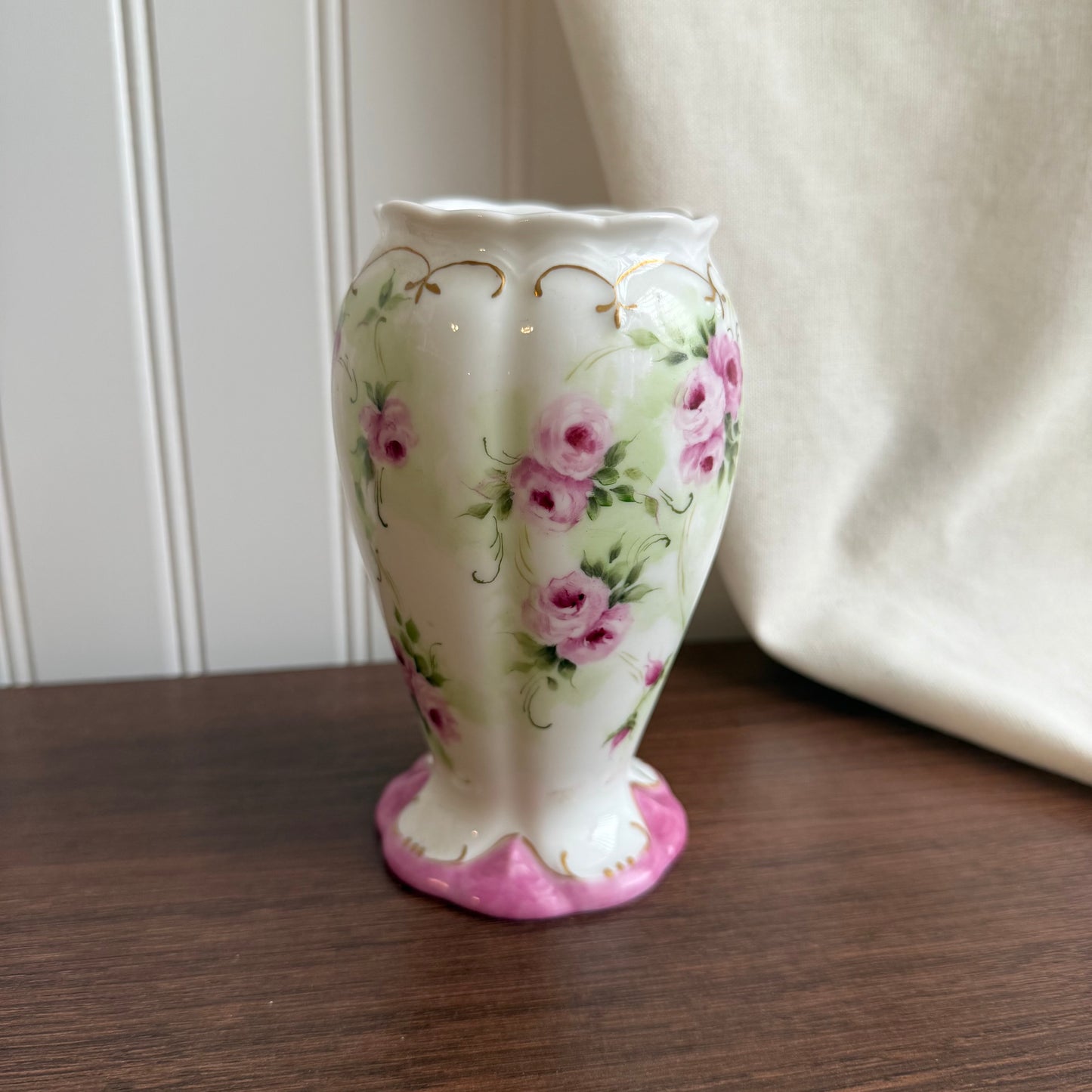 Vintage Handpainted Bud Vase