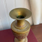 Small Brass vase with etched details