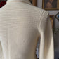 Vintage Baby Yellow knit 100% silk sweater