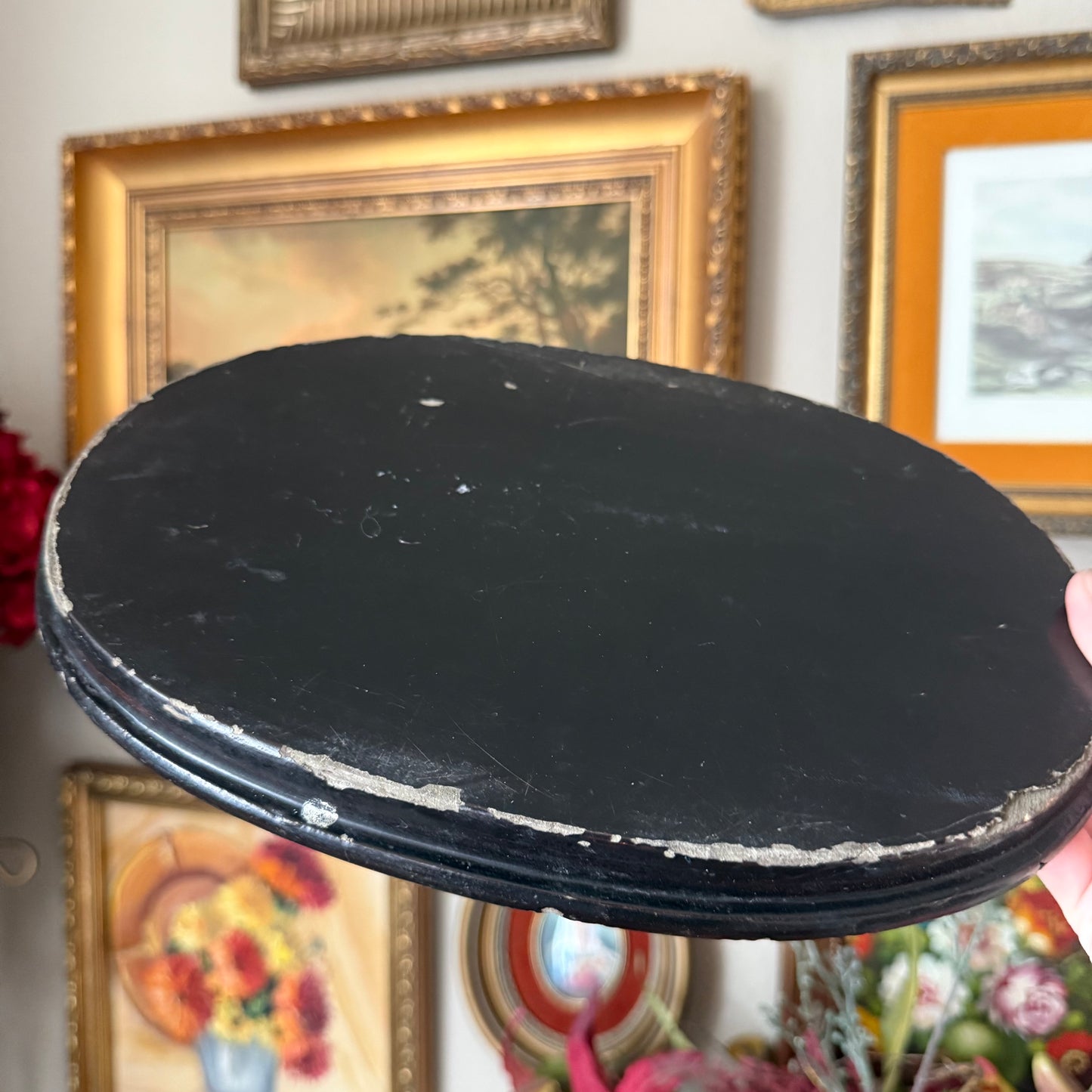 Chinese Oval Mother of Pearl Tray