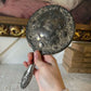 Antique Art Noveau Silver Ornate Vanity Mirror