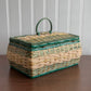 Vintage wicker sewing basket