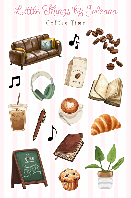 Coffee Time Sticker Sheets