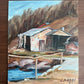 Lake and Workshop Painting signed