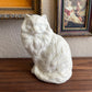 Vintage Enesco matte cream ceramic Cat