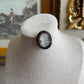 Vintage antique silver Mother of Pearl Carved Cameo brooch & pendant