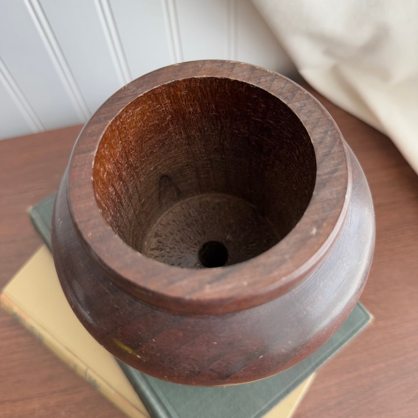 Wood footed bowl