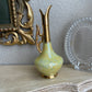 Vintage yellow pitcher bud vase