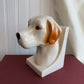 Labrador Figurine Ceramic Bookend