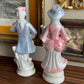 Vintage Porcelain Man and Woman Figurines