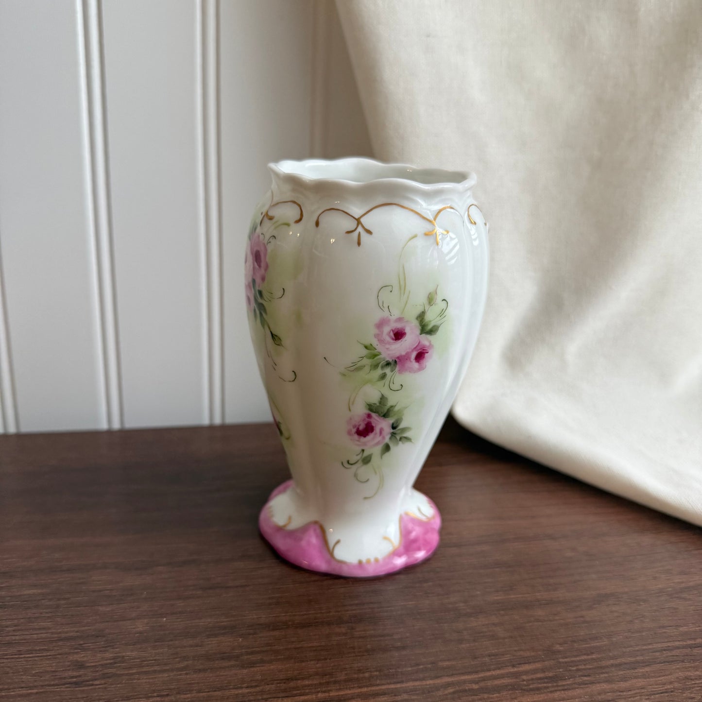 Vintage Handpainted Bud Vase