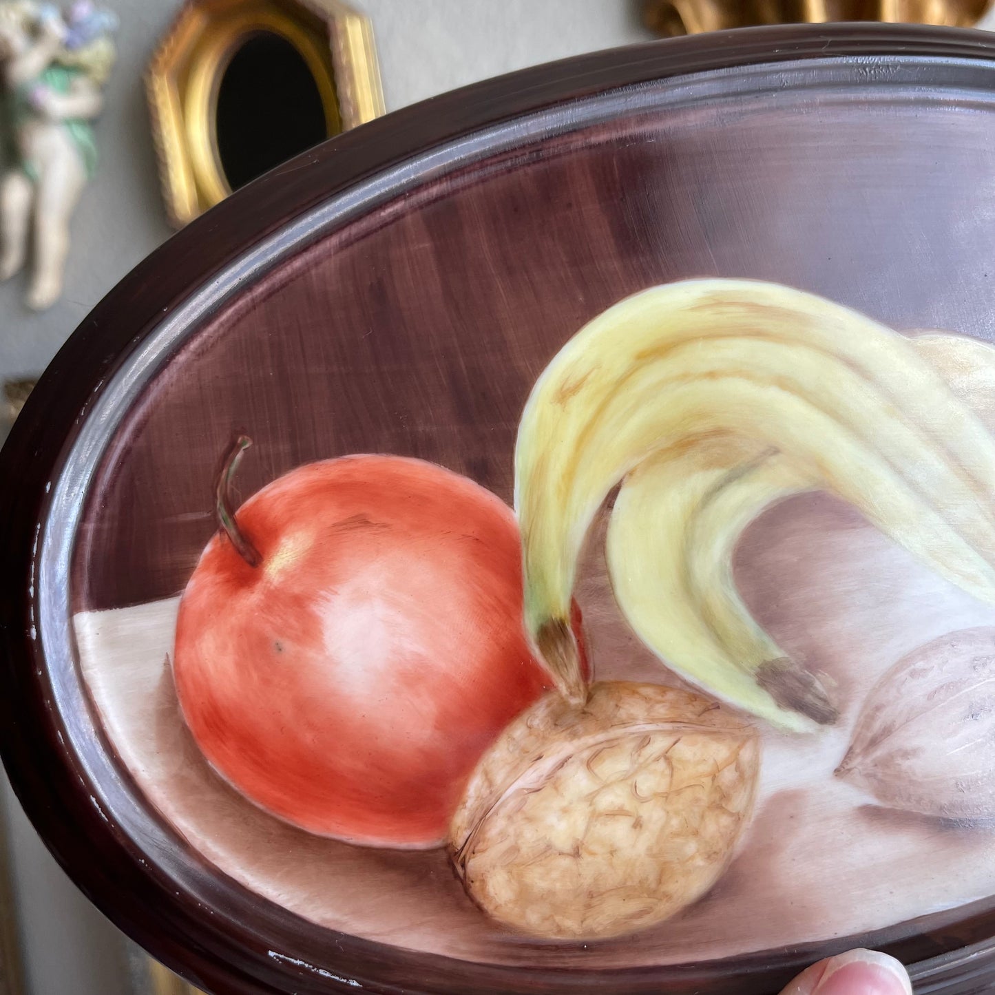 Vintage Ceramic Fruit Still life plate