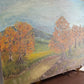 Fall Impressionist Mid Century Painting signed