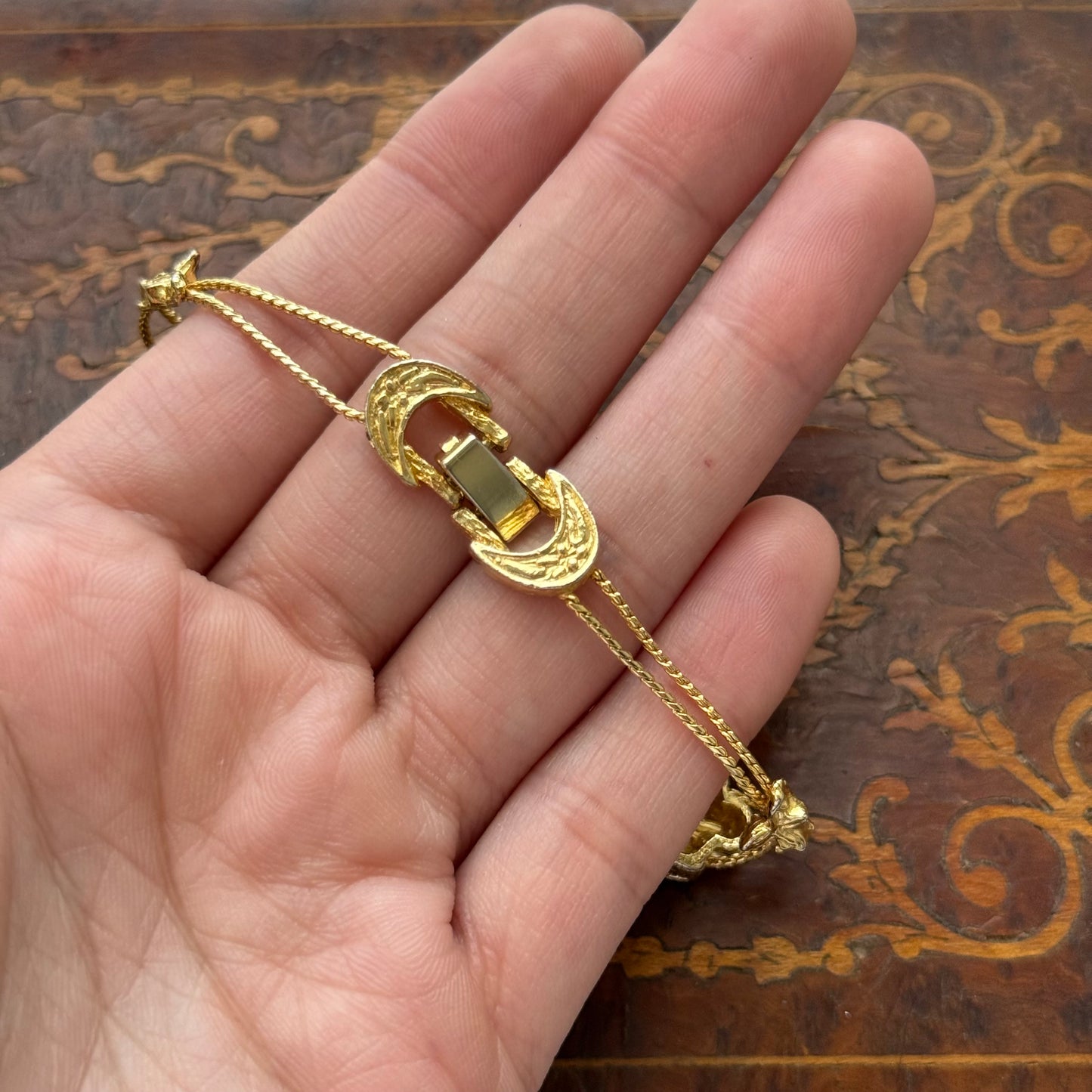 Vintage Slider Charm Bracelet