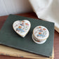 Vintage Wedgwood Kutani Crane  Flowers Fine Bone China trinket box set