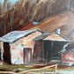 Lake and Workshop Painting signed