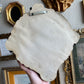 Vintage style plaster ornate wall mirror