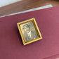 Vintage victorian leather embossed ambrotype Man photograph