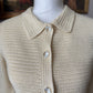 Vintage Baby Yellow knit 100% silk sweater