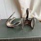 Vintage silver plated swan napkin holders set of 2