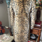 Carine Roitfeld x Uniqlo leopard faux fur coat