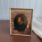 Vintage Brass metal Frame with Man Portrait Print