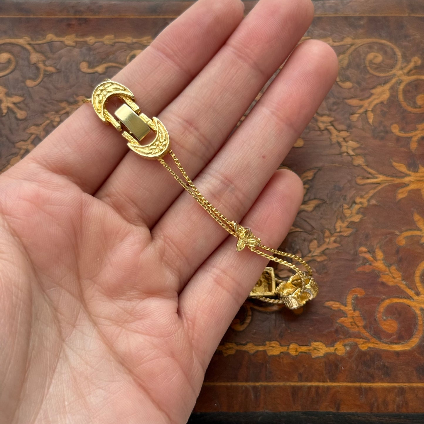 Vintage Slider Charm Bracelet