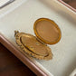 Vintage Gold plated Shell Cameo locket