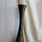 Vintage brass Tall etched Vase