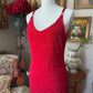 Vintage Red Sparky Dress