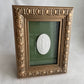 Vintage Style Framed Intaglio in green background