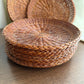 Brown Wicker Rattan Plate Holders