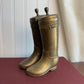 Vintage brass cowboy boot bookends