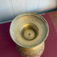 Small Brass vase with etched details