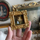 Vintage Style Resin ornate Mini ghost scenery art print Magnet