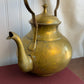 Brass with wooden handle Teapot India In good condition