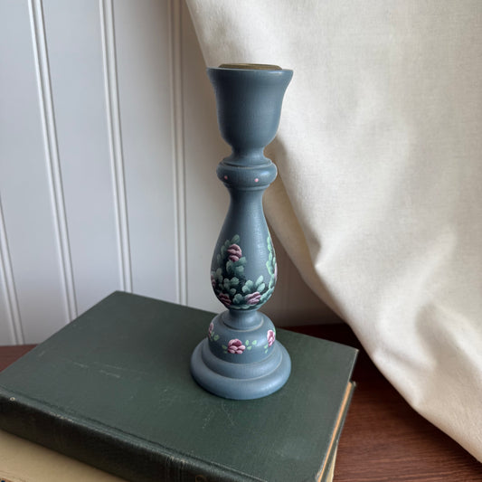 Hand painted candle holder