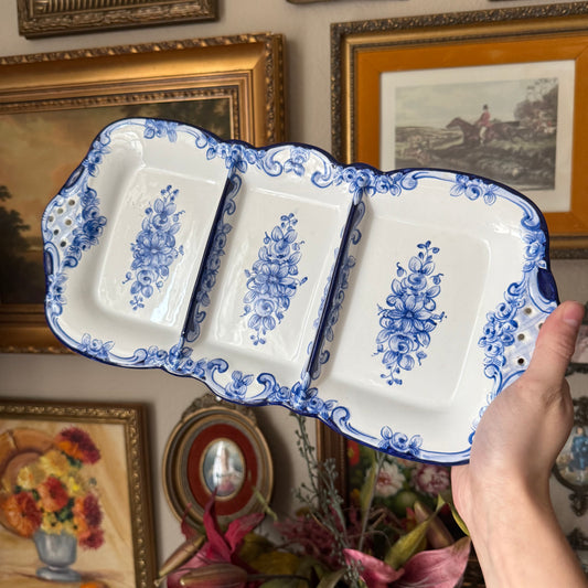 Hand Painted Portugal Serving Dish