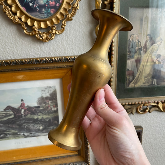 Vintage Brass Bud Vase