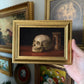 Vintage Style Skull & hourglass art Print gallery wall