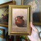 Vintage style rustic pottery Jug still life art Print gallery wall