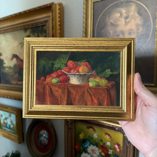 Basket of Tomatoes Still Life Art Print Gallery Wall