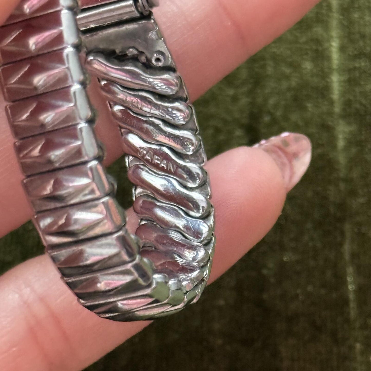 Vintage silver tone sweetheart bracelet TOPPS