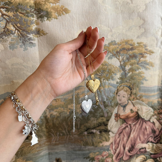 Vintage Style Heart Shaped Locket