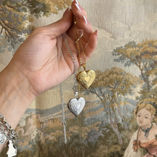 Vintage Style Heart Shaped Locket