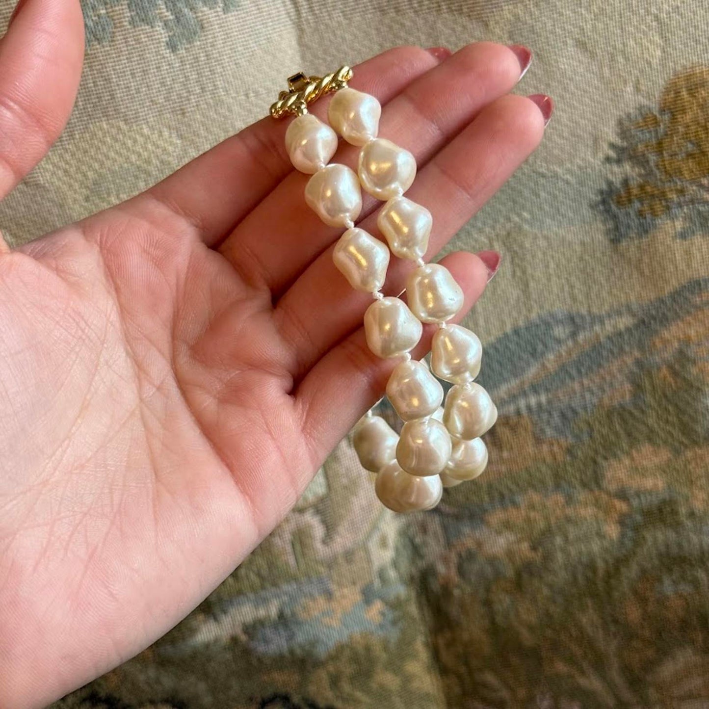 Vintage Marvella Cream Faux Pearl Bracelet